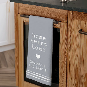 Linge De Cuisine Coordonnées de la maison sucrée personnalisée