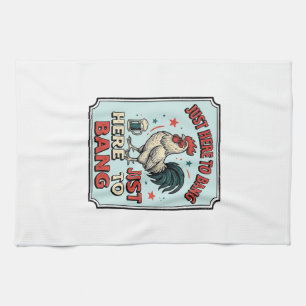 Linge De Cuisine Coq drôle gravure vintage design de t-shirt (2)_1