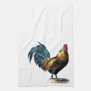 Linge De Cuisine Coq vintage