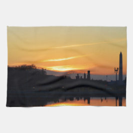 Linge De Cuisine Coucher de soleil au Capitol Hill.