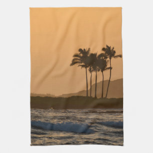 Linge De Cuisine Coucher de soleil sur Kauai