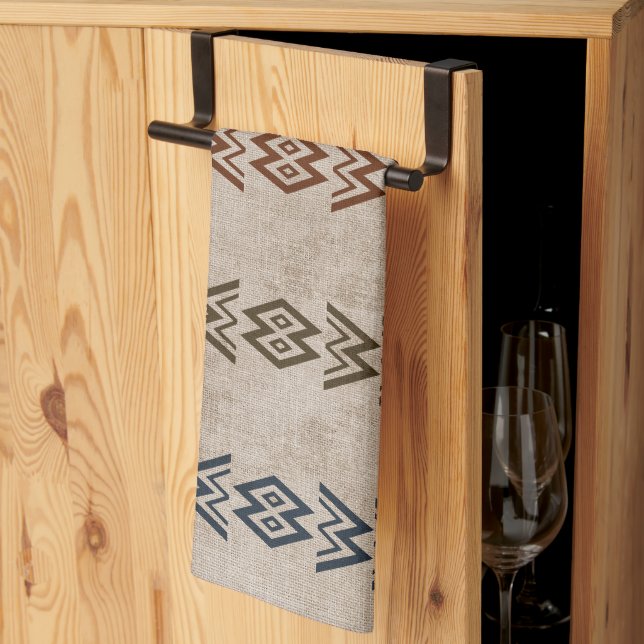 Linge De Cuisine Couleur simple tissu de boue (Pliage en tiers)