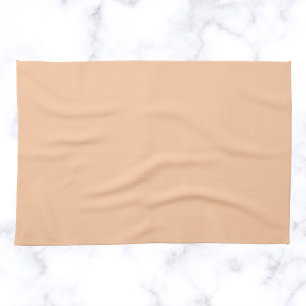 Linge De Cuisine Couleur solide profonde Peach