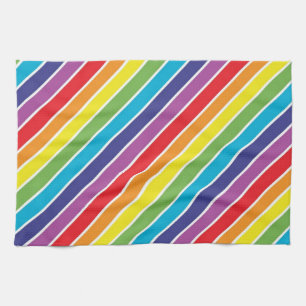 Linge De Cuisine Couleurs arc-en-ciel