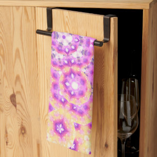 Linge De Cuisine Couleurs pastel Motif abstrait géométrique