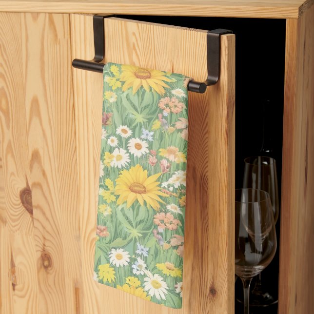 Linge De Cuisine Country Meadow (Pliage en tiers)