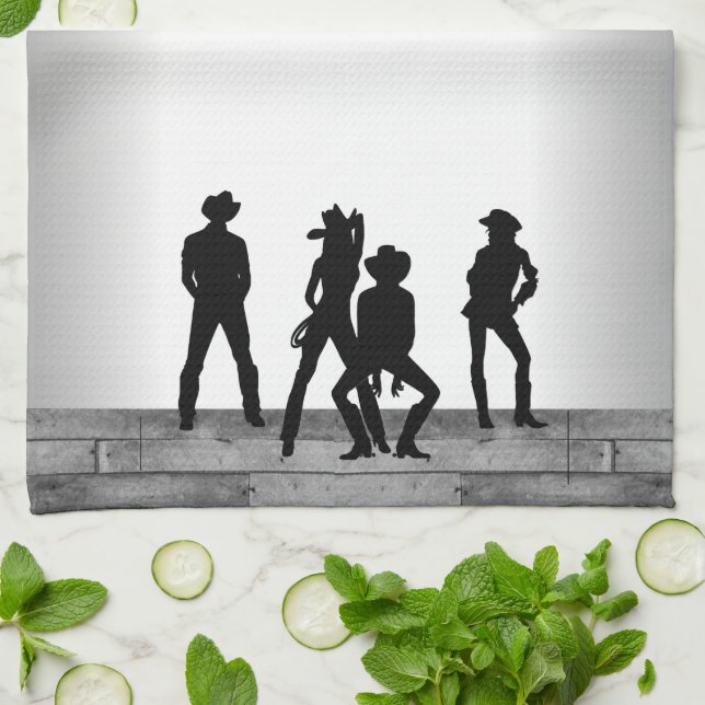 Linge De Cuisine Country Western Fun (Plié)