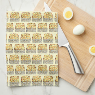 Linge De Cuisine Coupe de Kugel Oeuf Juif nouille Casserole