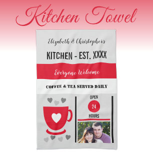Linge De Cuisine Couple cuisine est date café photo rouge