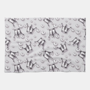 Linge De Cuisine Couronnes et perles