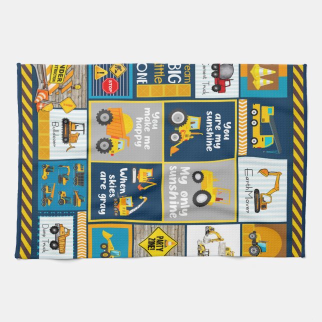 Linge De Cuisine Couverture de construction, cadeaux de constructio (Horizontal)