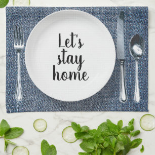 Linge De Cuisine Couverture de table pour le dîner sur toile de jea