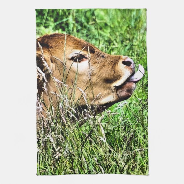 Linge De Cuisine COW Cute (Vertical)