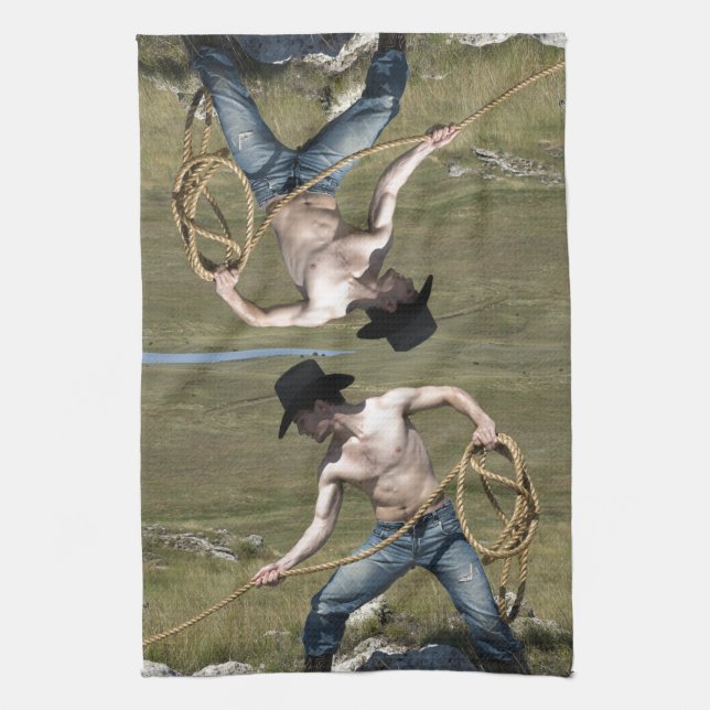 Linge De Cuisine cowboy 15807-RA (Vertical)