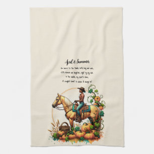 Linge De Cuisine Cowgirl Automne