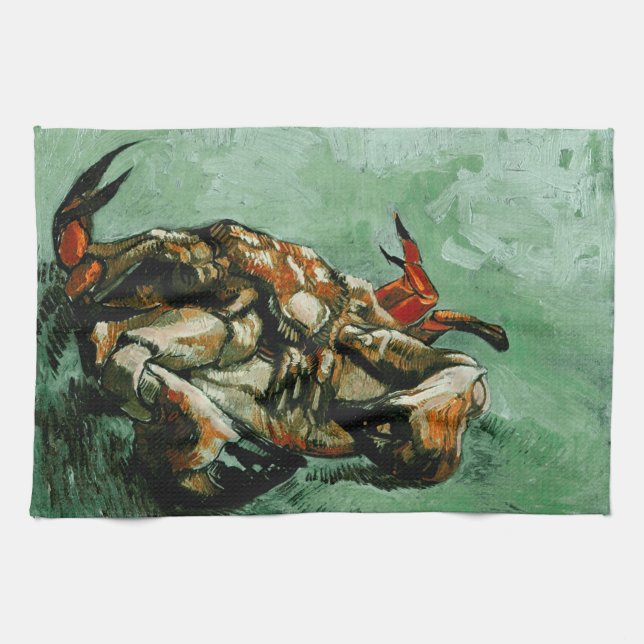 Linge De Cuisine Crabe sur son dos (F605)Van Gogh Fine Art (Horizontal)