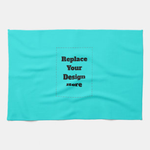 Linge De Cuisine Créez votre propre cyan