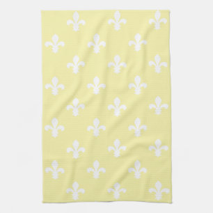 Linge De Cuisine Crème Cottage Sud Fleur de Lys