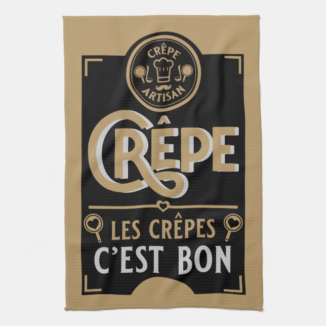 Linge De Cuisine Crepes françaises (Vertical)