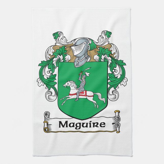 Linge De Cuisine Crête de famille de Maguire (Vertical)