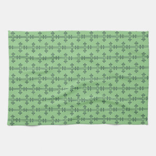 Linge De Cuisine Croix Chrétienne Classique Art Minimaliste Fin