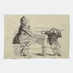Linge De Cuisine Croquis de crayon de deux hommes jouant la piscine