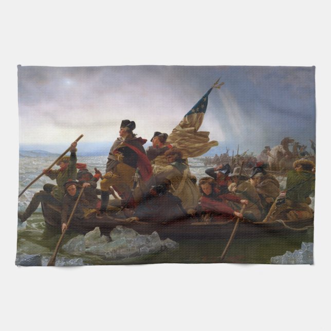 Linge De Cuisine Crossing Delaware 1776 : Général George Washington (Horizontal)