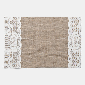 Linge De Cuisine Cru, dentelle, toile de jute, grunge, victorian,