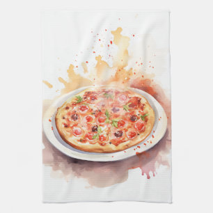Linge De Cuisine Cucina Italiana : Pizza Italienne Artistique