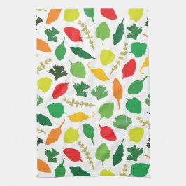 Linge De Cuisine Cuisine colorée vive Motif de jardin