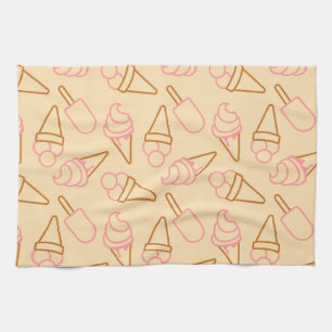 Linge De Cuisine Cuisine estivale avec contours de glace