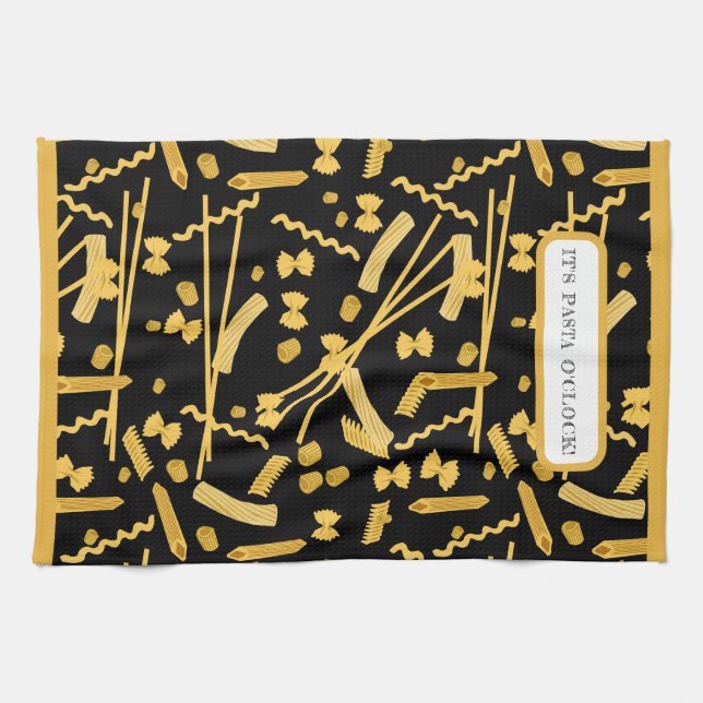 Linge De Cuisine Cuisine italienne, pâtes motif (Horizontal)