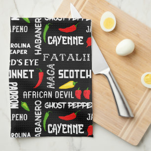 Linge De Cuisine Cuisine jamaïcaine Hot Chili Chillies Motif