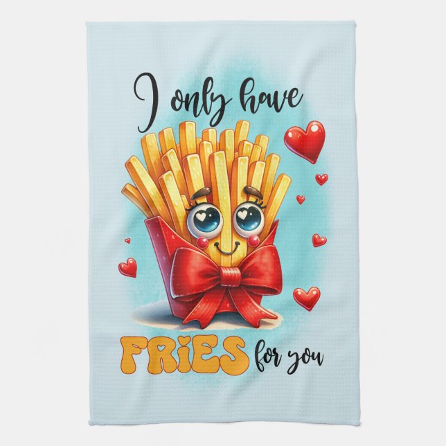 Linge De Cuisine Cuisine mignonne mot art (Vertical)