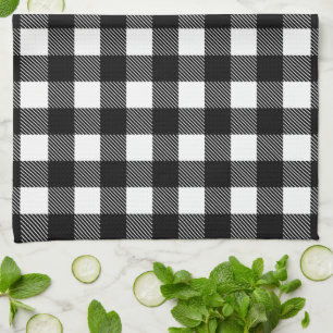 Linge De Cuisine Cuisine personnalisée en carton noir et blanc