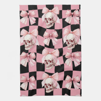 Linge De Cuisine Cuisine Rose Squelette Halloween Cool