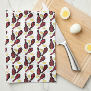 Linge De Cuisine Cuisine Tandoor de nourriture indienne Poulet Tand