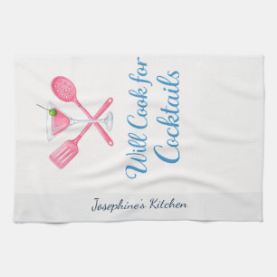 Linge De Cuisine Cuisinier Personnel pour Cocktails Drôle Élégant