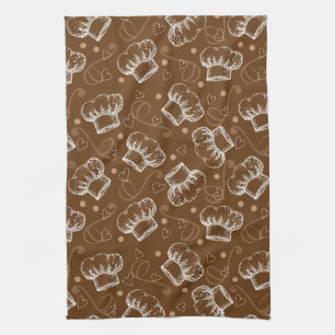 Linge De Cuisine Cuisson du motif avec le casquette de chef