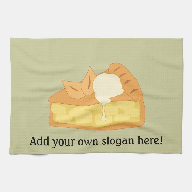 Linge De Cuisine Customiser ce graphique Apple Pie Slice (Horizontal)