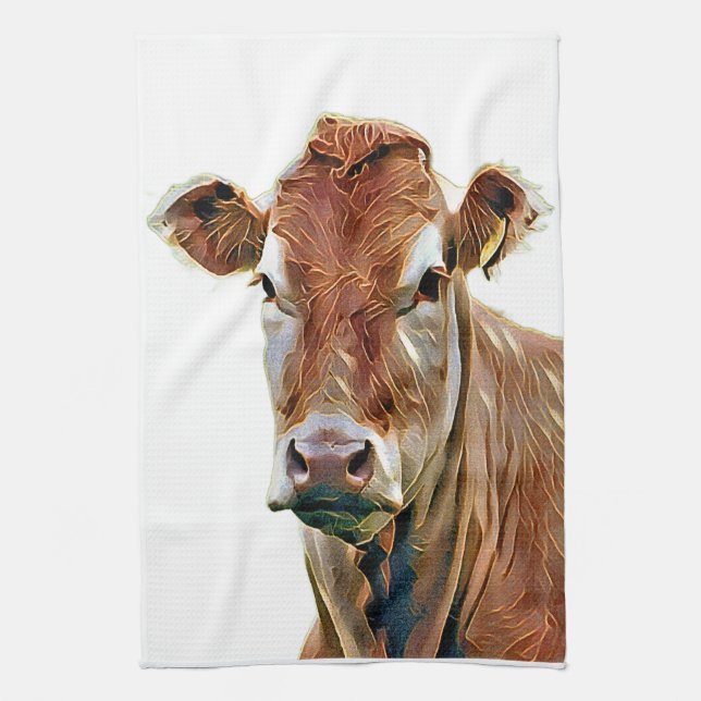 LINGE DE CUISINE CUTE COW (Vertical)