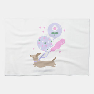 Linge De Cuisine Cute Dachshund Weiner Amoureux des chiens Party ro