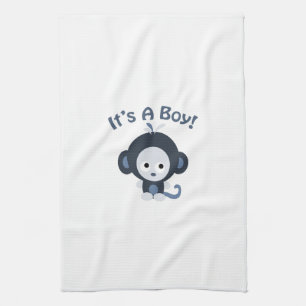 Linge De Cuisine Cute Monkey - C'est un garçon !