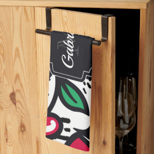 Linge De Cuisine Cute Motif Cherry