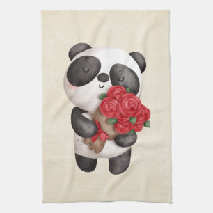 Linge De Cuisine Cute Panda