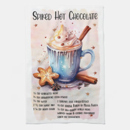 Linge De Cuisine Cute Spike Chocolat chaud Noël Boisson Recette