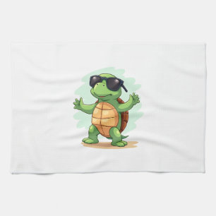 Linge De Cuisine Dabbing Sea Turtle Amoureux des animaux Sauvez Les