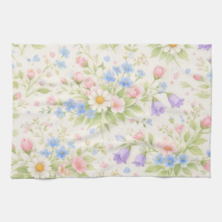 Linge De Cuisine Daisy, Bellflower & Blue Blossom Botanique