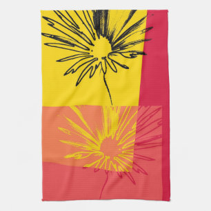 Linge De Cuisine Daisy Flower c.1982 - Fine art Kitchen Towel