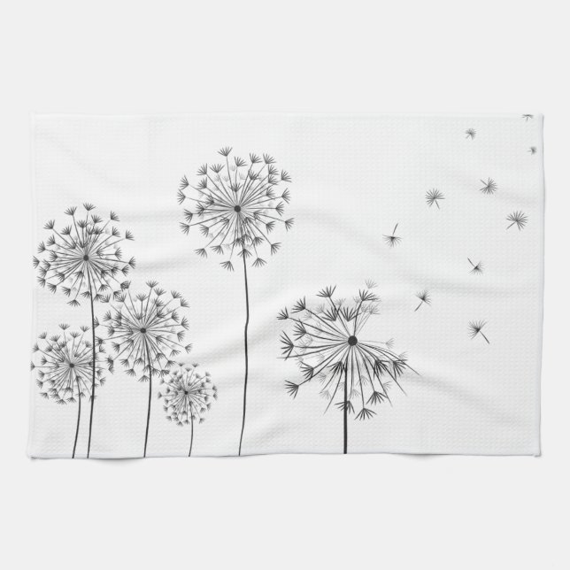 Linge De Cuisine Dandelion (Horizontal)